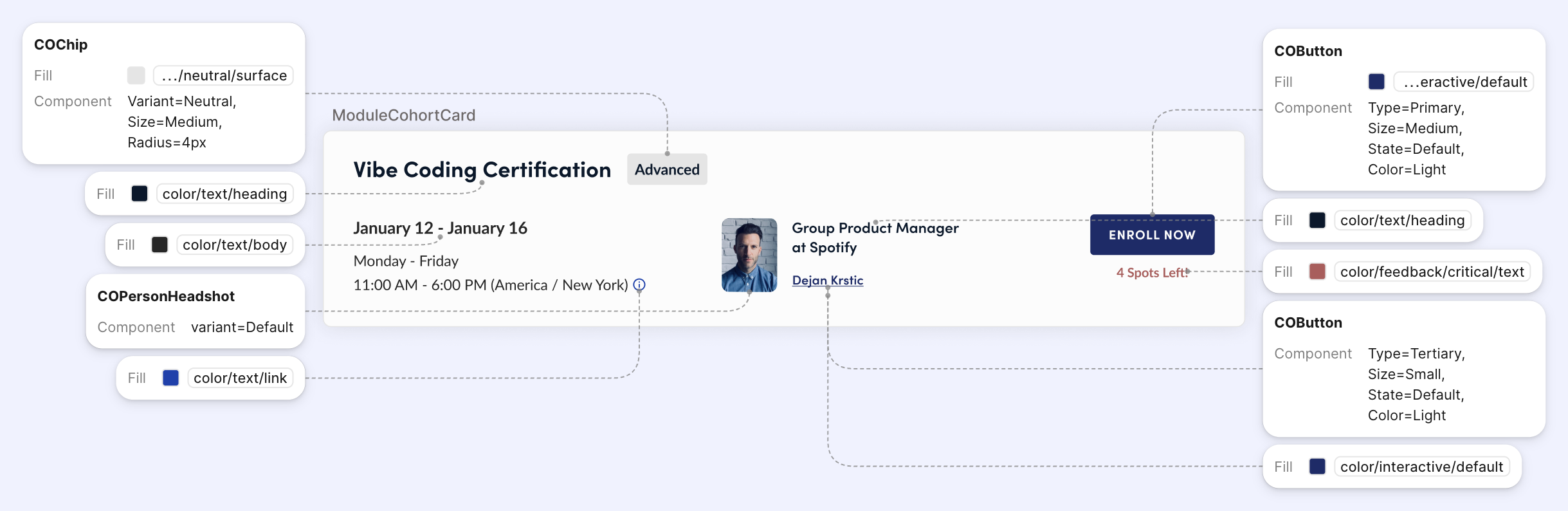 Design system screenshot